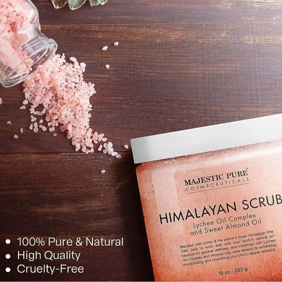 Majestic Pure Himalayan Salt Body Scrub NEW - Picture 5 of 13